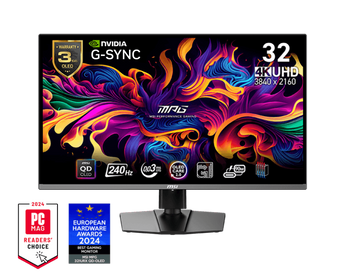 MSI MPG 321URX QD-OLED 32 inch 4K Gaming monitor - Hyper Cyber