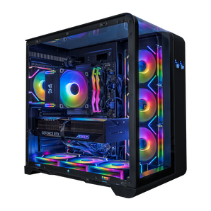 Hyper Cyber PHANTOM Gaming Desktop AMD Ryzen 7 7800X3D, NVIDIA GeForce RTX 5070, 64GB DDR5, 1TB SSD, Windows 11 Home, RGB Lighting, WiFi, Ready to Use