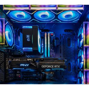 Hyper Cyber NOVA Gaming Desktop AMD Ryzen 7 7800X3D, NVIDIA GeForce RTX 5070, 32GB DDR5, 1TB SSD, Windows 11 Home, RGB Lighting, WiFi, Ready to Use