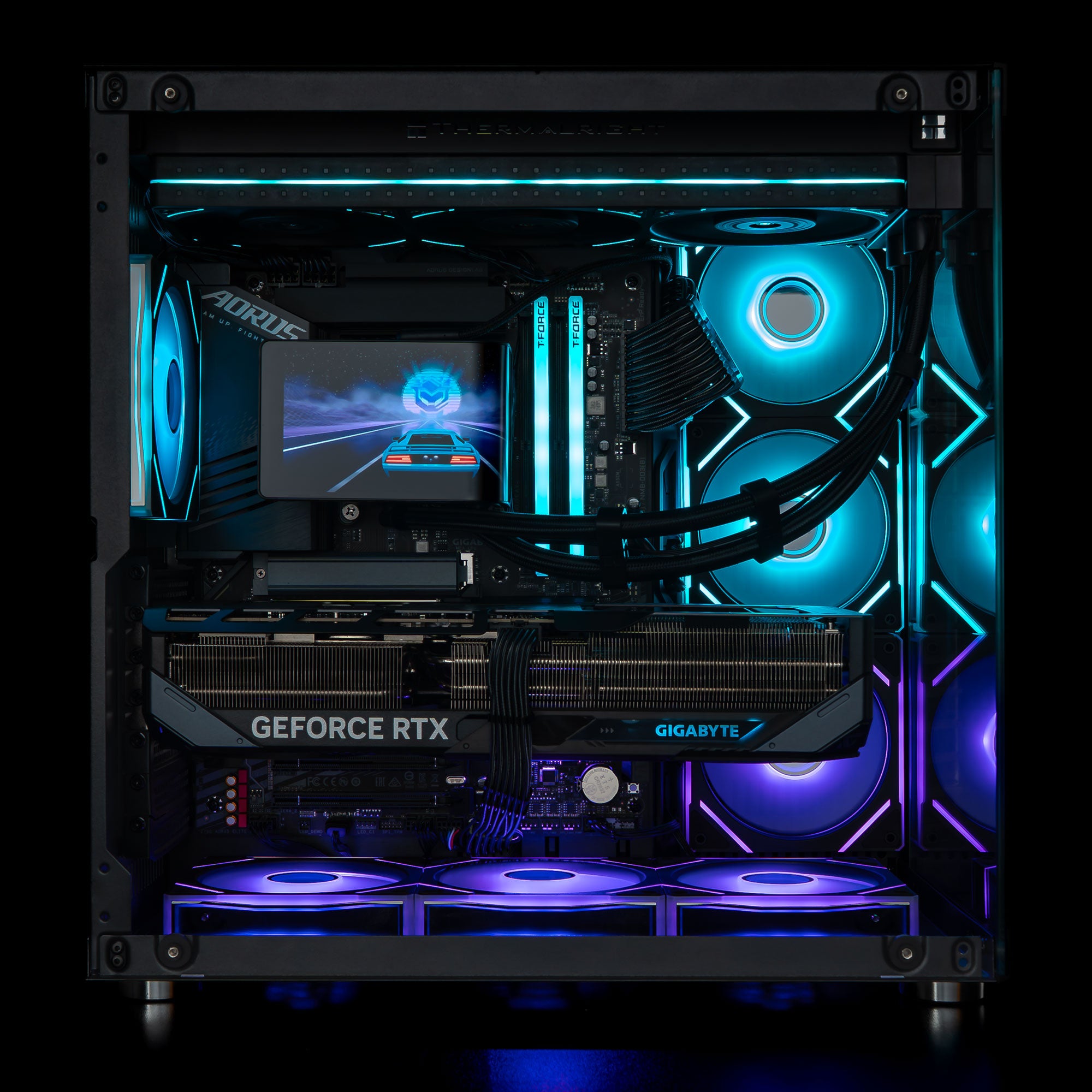 Hyper Cyber Engine High-End Gaming PC – Hyper Cyber Eclipse | RTX 5090 & Ryzen 9 Performance