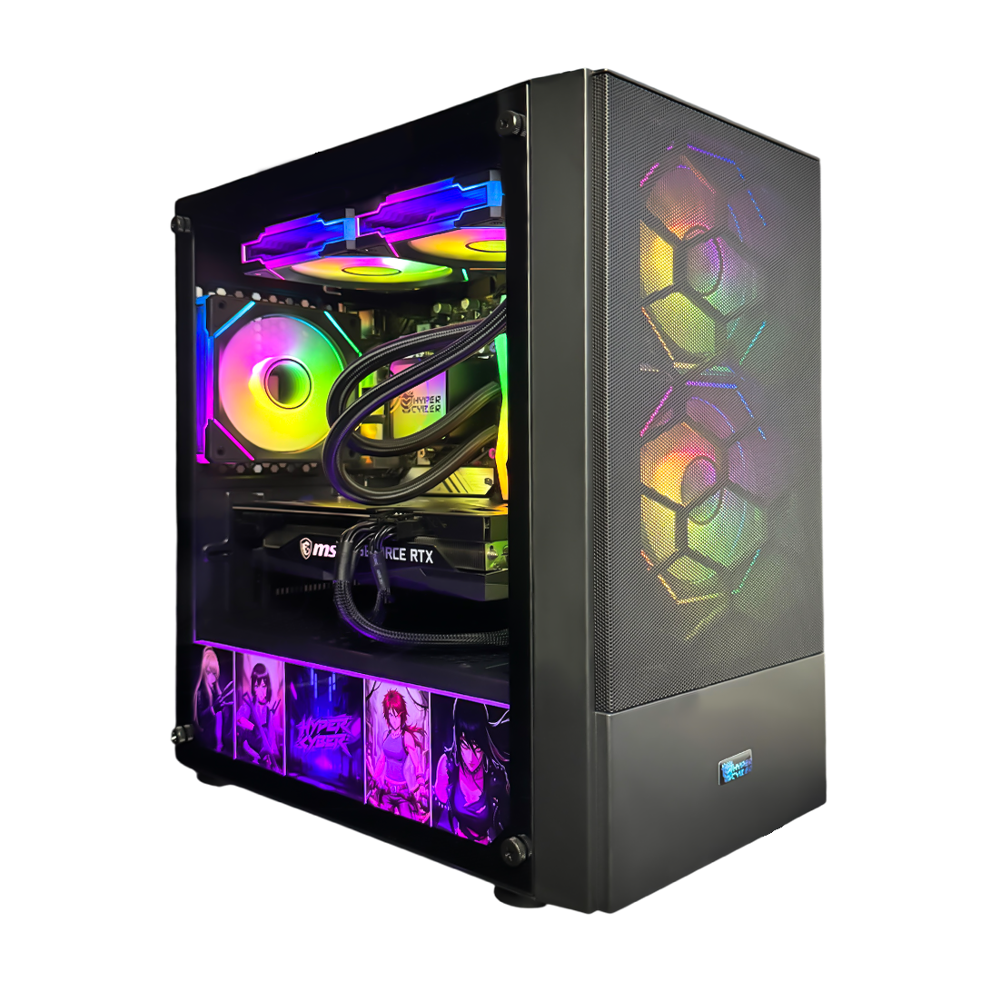 Hyper Cyber Engine Custom Compact Gaming PC – Ryzen 7 7800X3D & RTX 5080 | Hyper Cyber