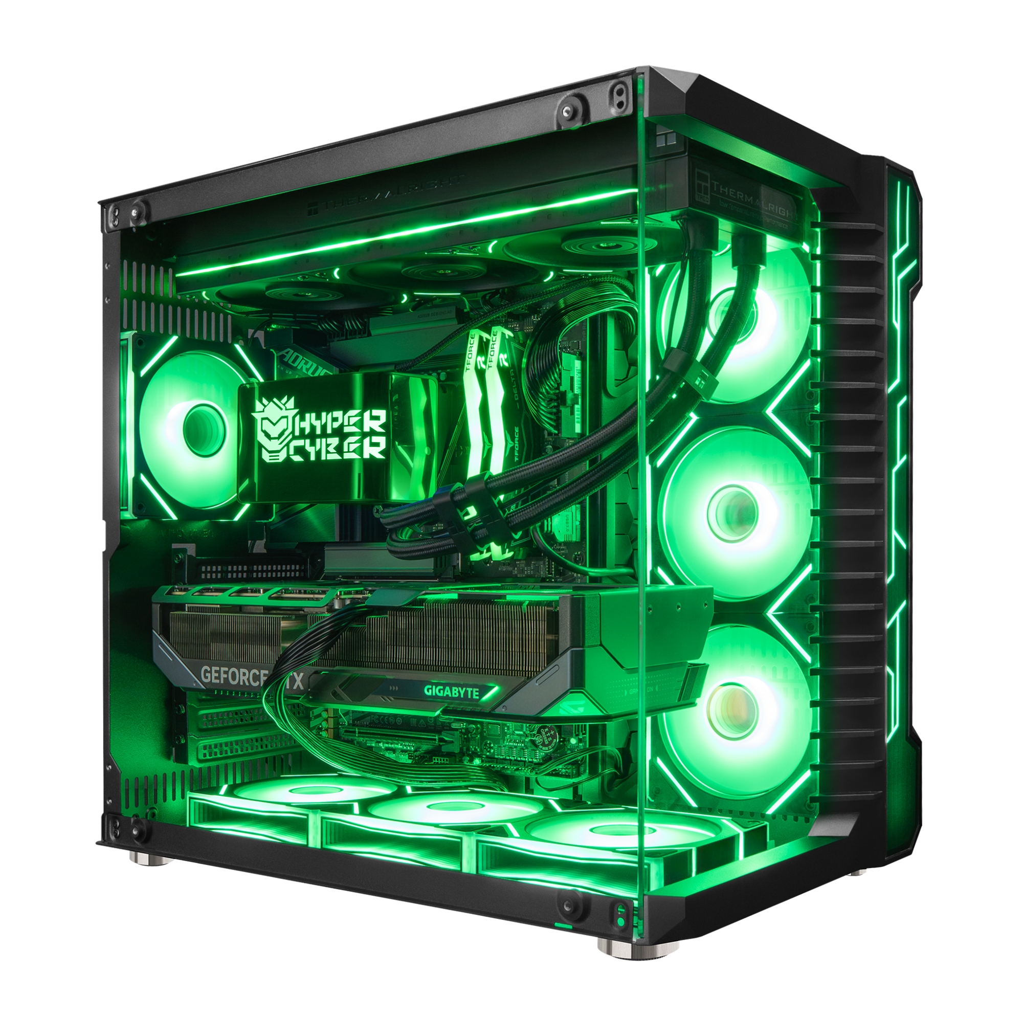Hyper Cyber Colossus – AMD Ryzen 7 9800X3D, NVIDIA GeForce RTX 5060 TI 16GB