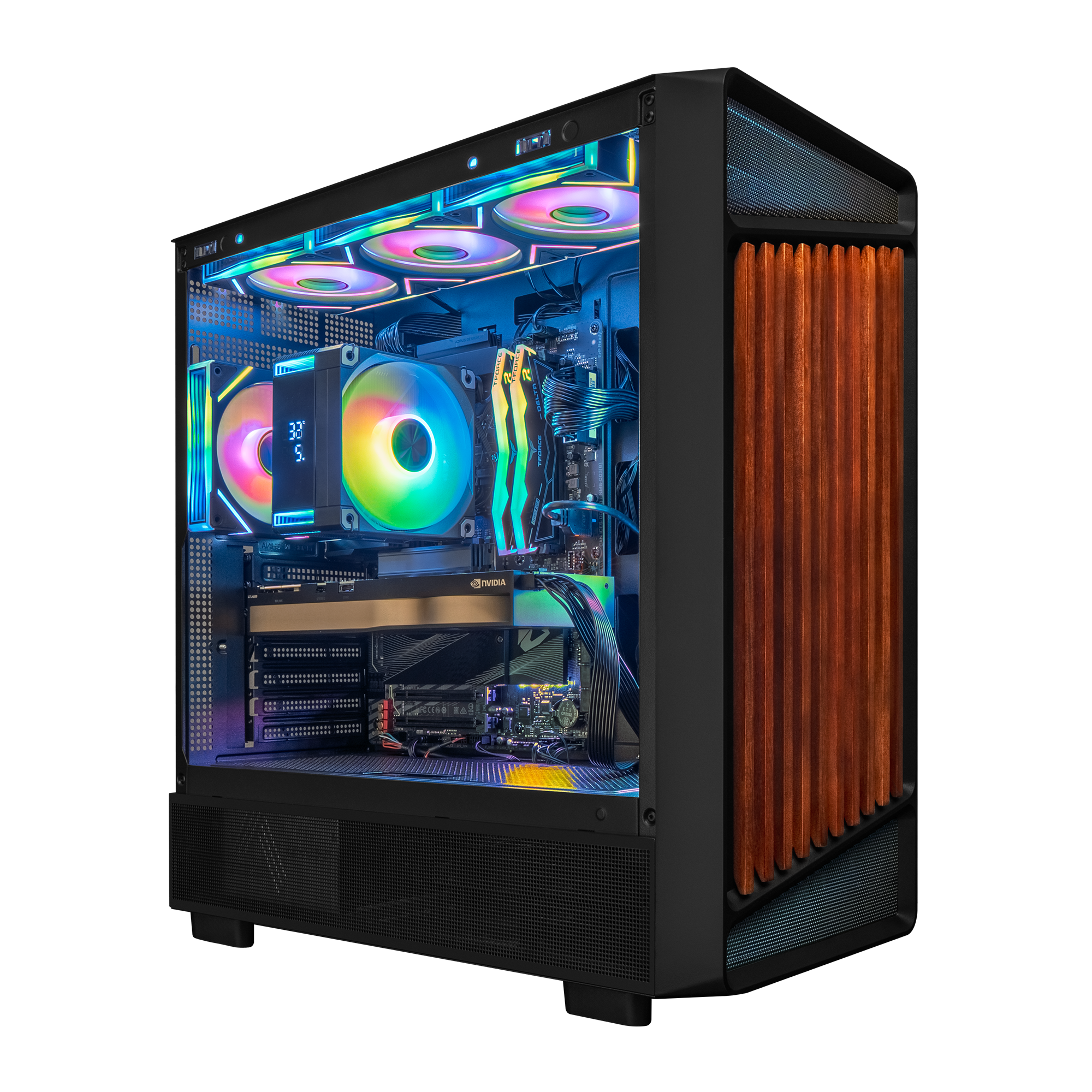 Hyper Cyber Engine Hyper Cyber Terra Gaming Desktop AMD Ryzen 9 9950X3D, NVIDIA RTX A5000
