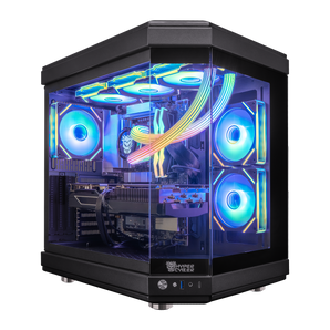 Hyper Cyber Ultra Black Gaming Desktop AMD Ryzen 7 9800X3D, NVIDIA GeForce RTX 5080, 32GB DDR5, 2TB SSD, 360 LCD Liquid Cooler, Windows 11 Home, WiFi, Ready to Use
