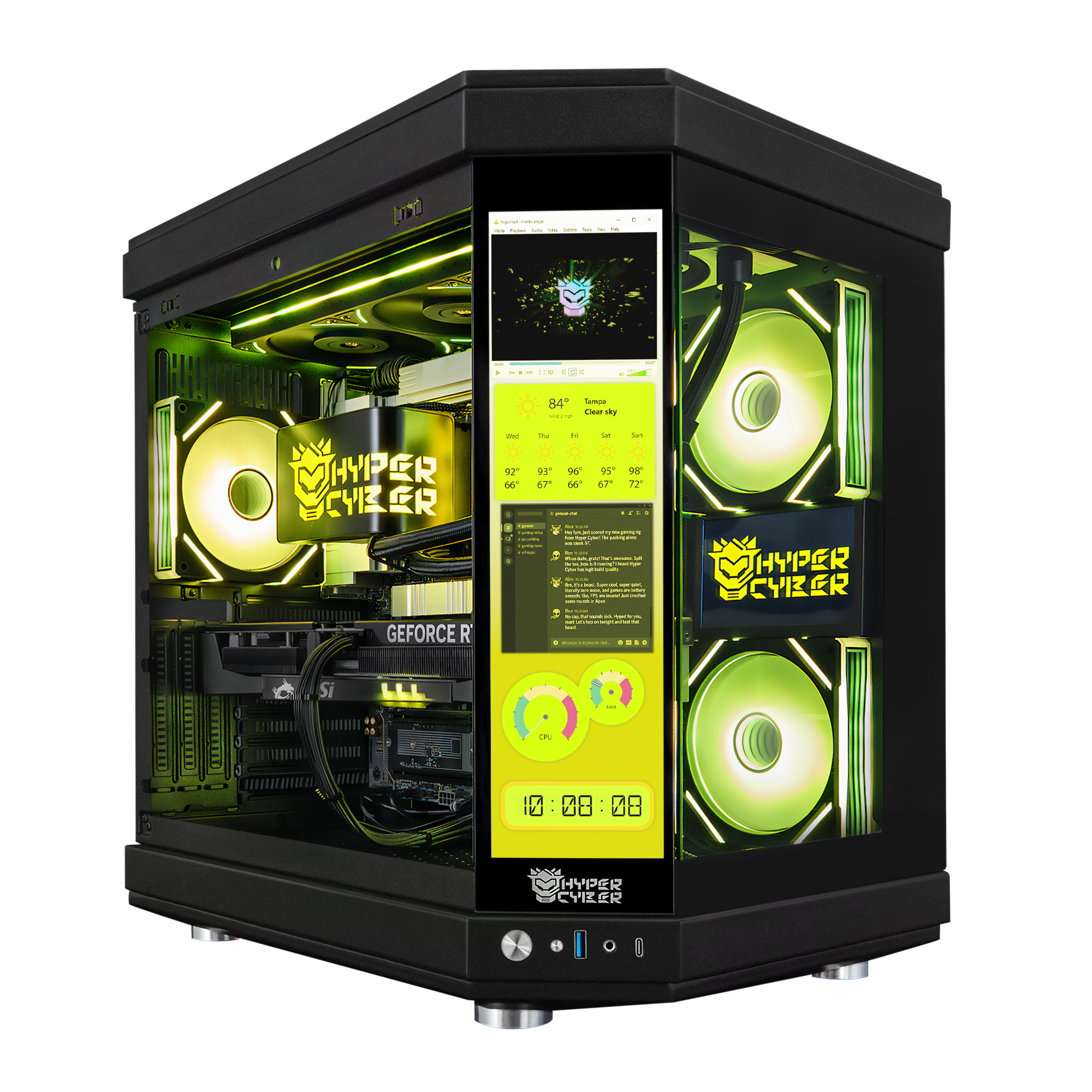 Hyper Cyber Engine Hyper Cyber Ultra Black+ | AMD Ryzen 7 7800X3D | NVIDIA GeForce RTX 50