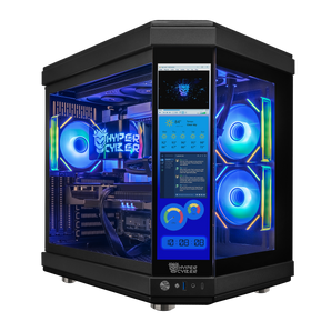 Hyper Cyber Ultra Black+ Gaming Desktop AMD Ryzen 7 9800X3D, NVIDIA GeForce RTX 5070 TI 16GB, 32GB DDR5, 2TB SSD, Wonder Vision 360, Windows 11 Home, WiFi, Ready to Use