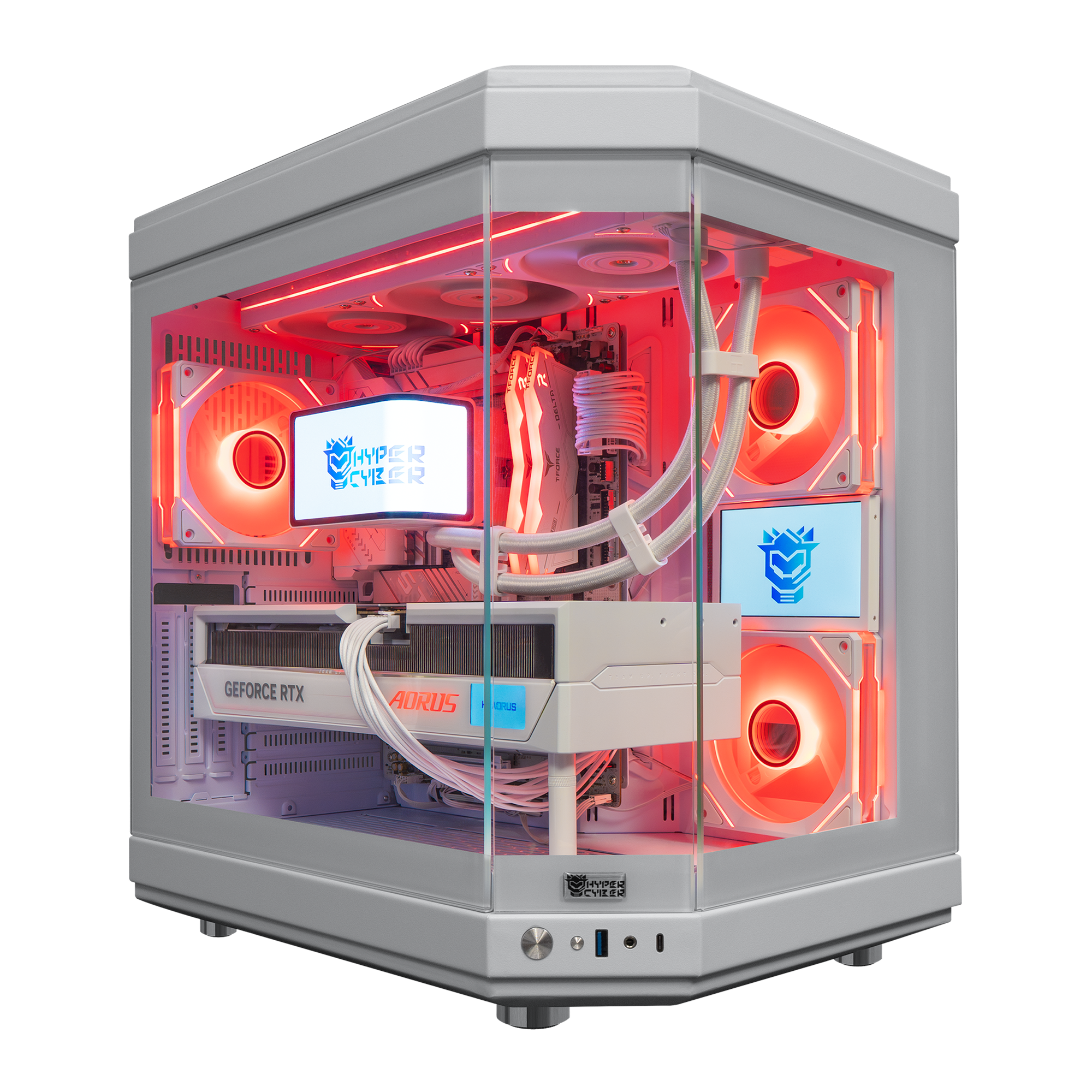 Hyper Cyber Engine Hyper Cyber Ultra White | AMD Ryzen 7 7800X3D | AMD Radeon RX 9070 XT