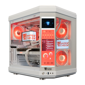 Hyper Cyber Ultra White+ | AMD Ryzen 7 7800X3D | NVIDIA GeForce RTX 5070 |  32GB DDR5, 1TB SSD, Windows 11 Home, RGB Lighting, WiFi, Ready to Use