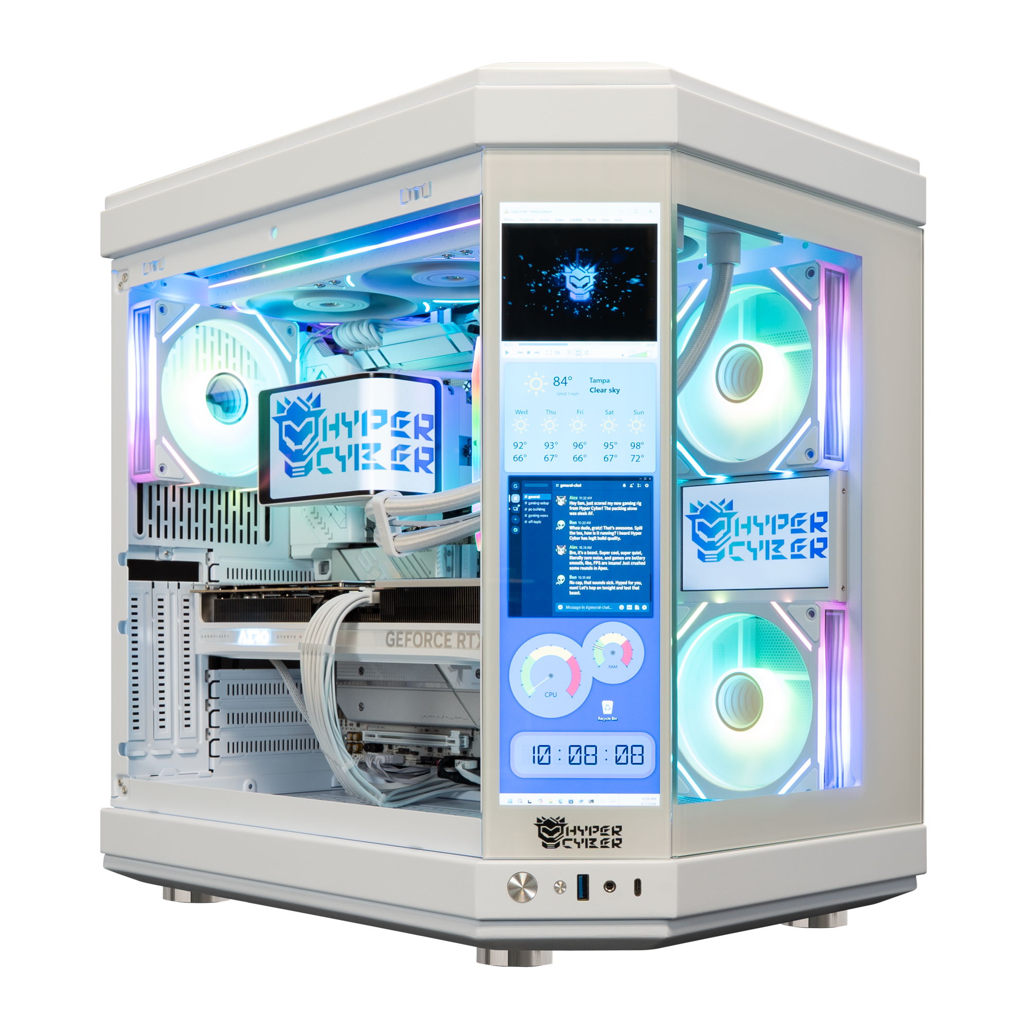 Hyper Cyber Engine Hyper Cyber Ultra White+ | Intel Core Ultra 9 285k | NVIDIA GeForce RT