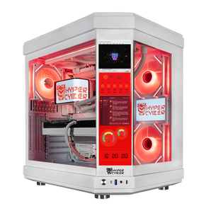 Hyper Cyber Ultra White+ |Intel Core ultra 7 270K Plus | Radeon RX 9070 XT |  32GB DDR5, 1TB SSD, Windows 11 Home, Side Panel Custom Display, Internal Screen, RGB Lighting, WiFi, Ready to Use