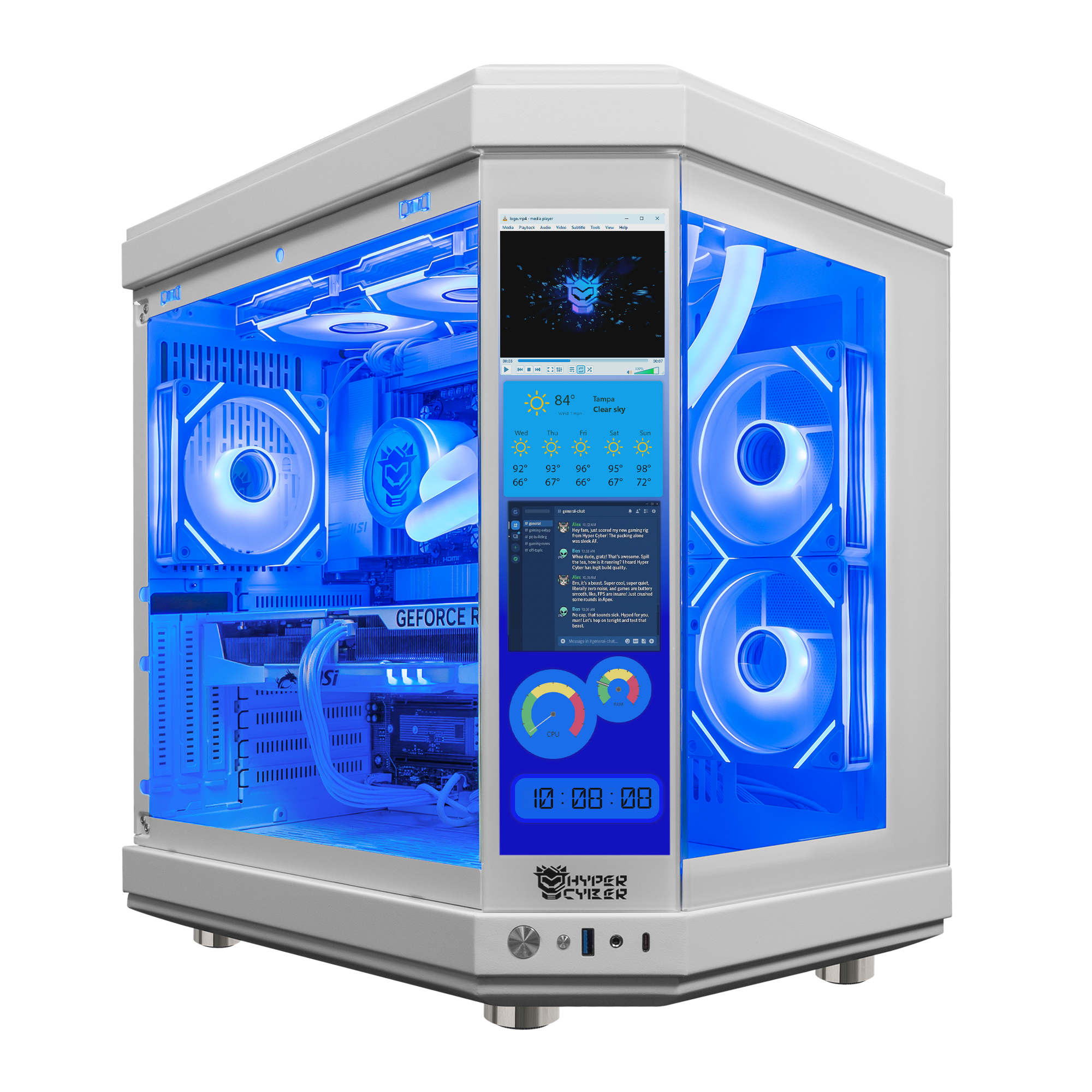 Hyper Cyber Engine Hyper Cyber Ultra White+ | AMD Ryzen 7 7800X3D | NVIDIA GeForce RTX 50